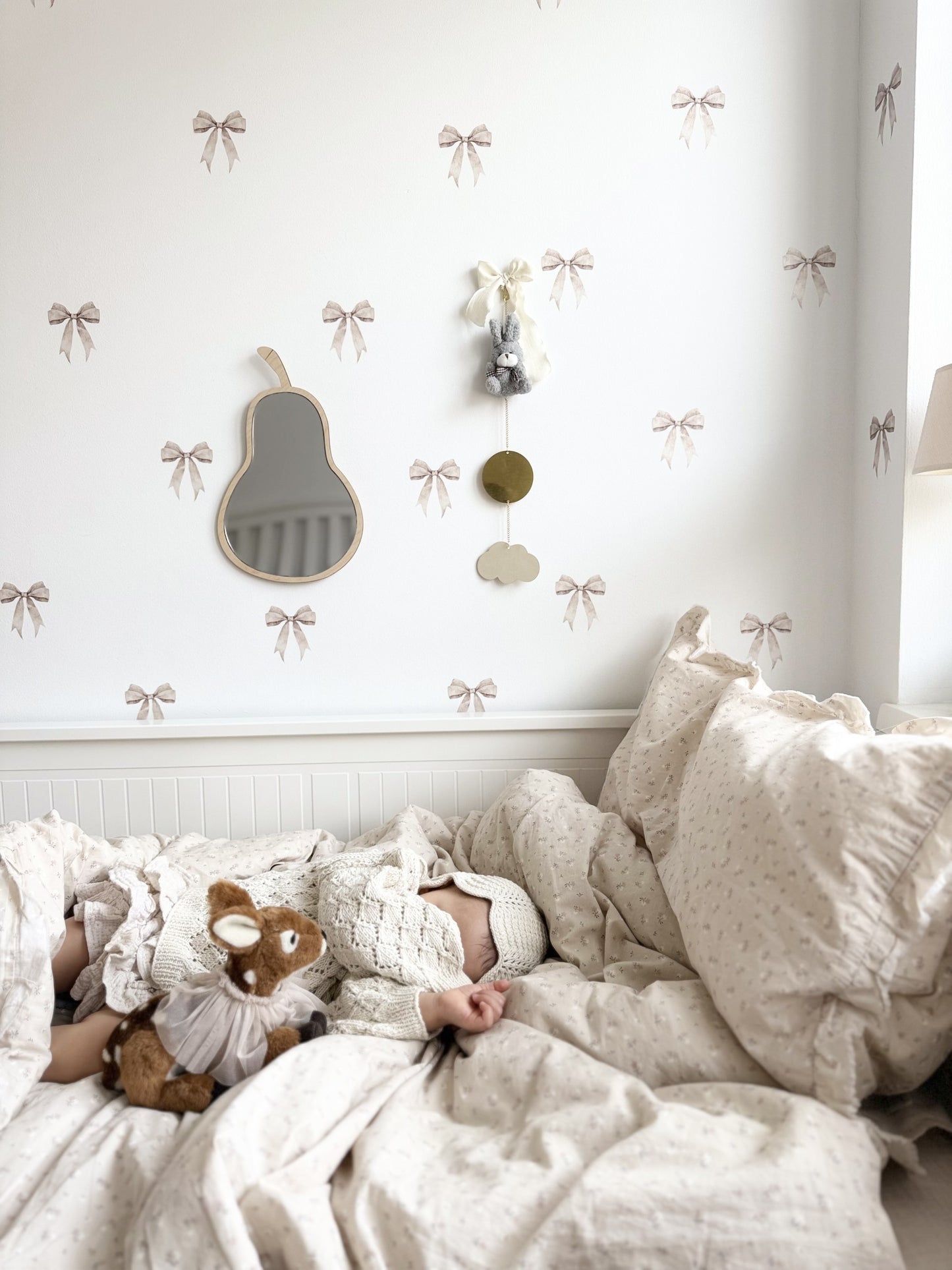 Grey Rabbit Plush | Neutral Baby Gift & Nursery Decor