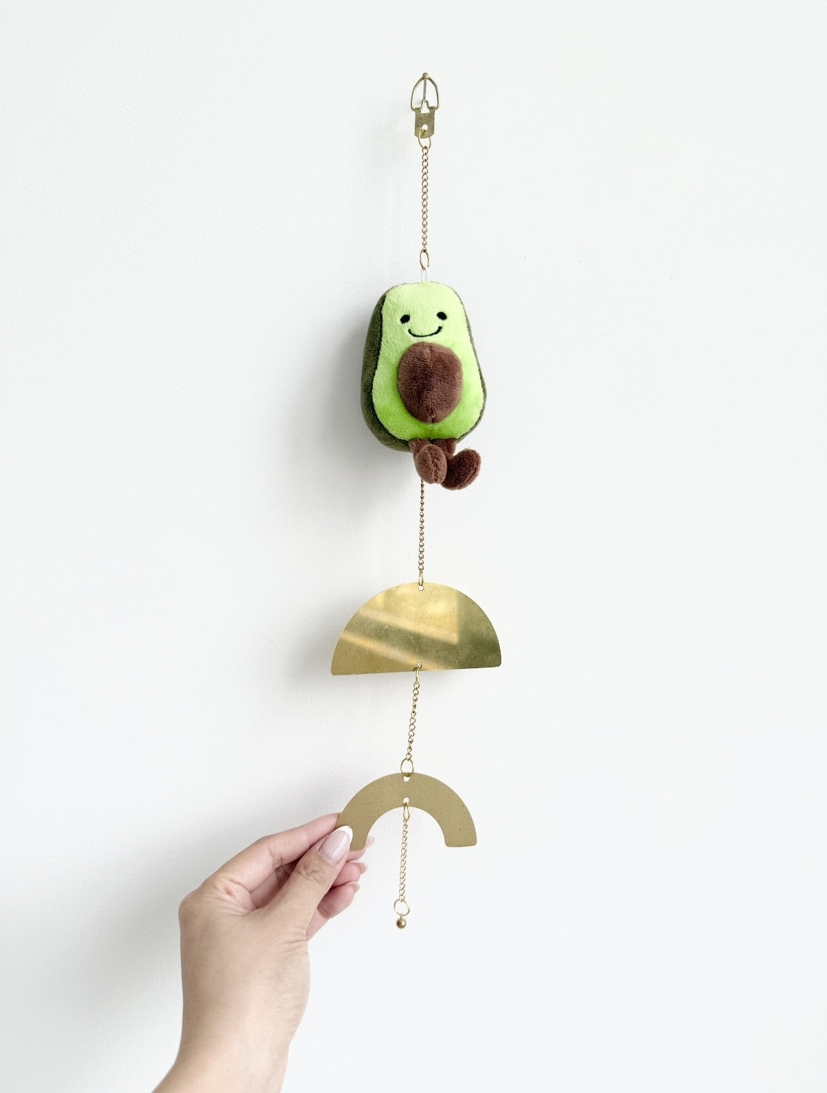 Avocado plush personalised baby gift Australia