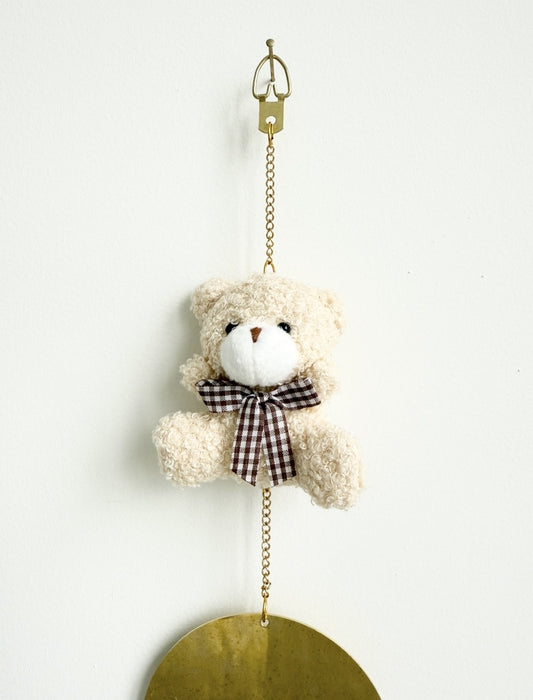 Beige teddy plush nursery decor soft toy