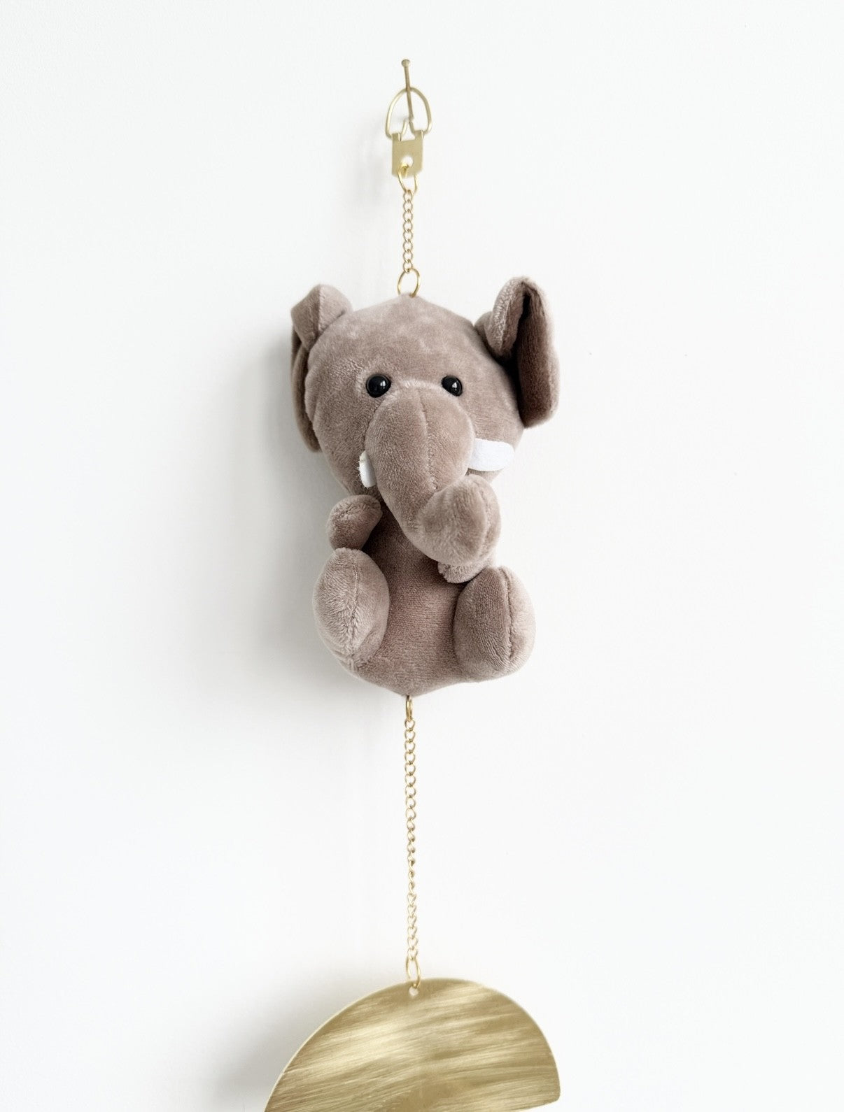 Elephant plush nursery decor soft toy baby gift