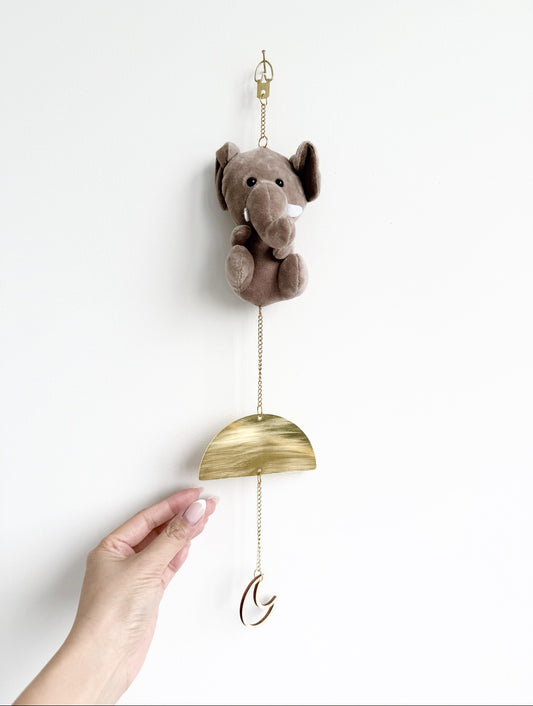 Elephant plush newborn gift handmade Australia