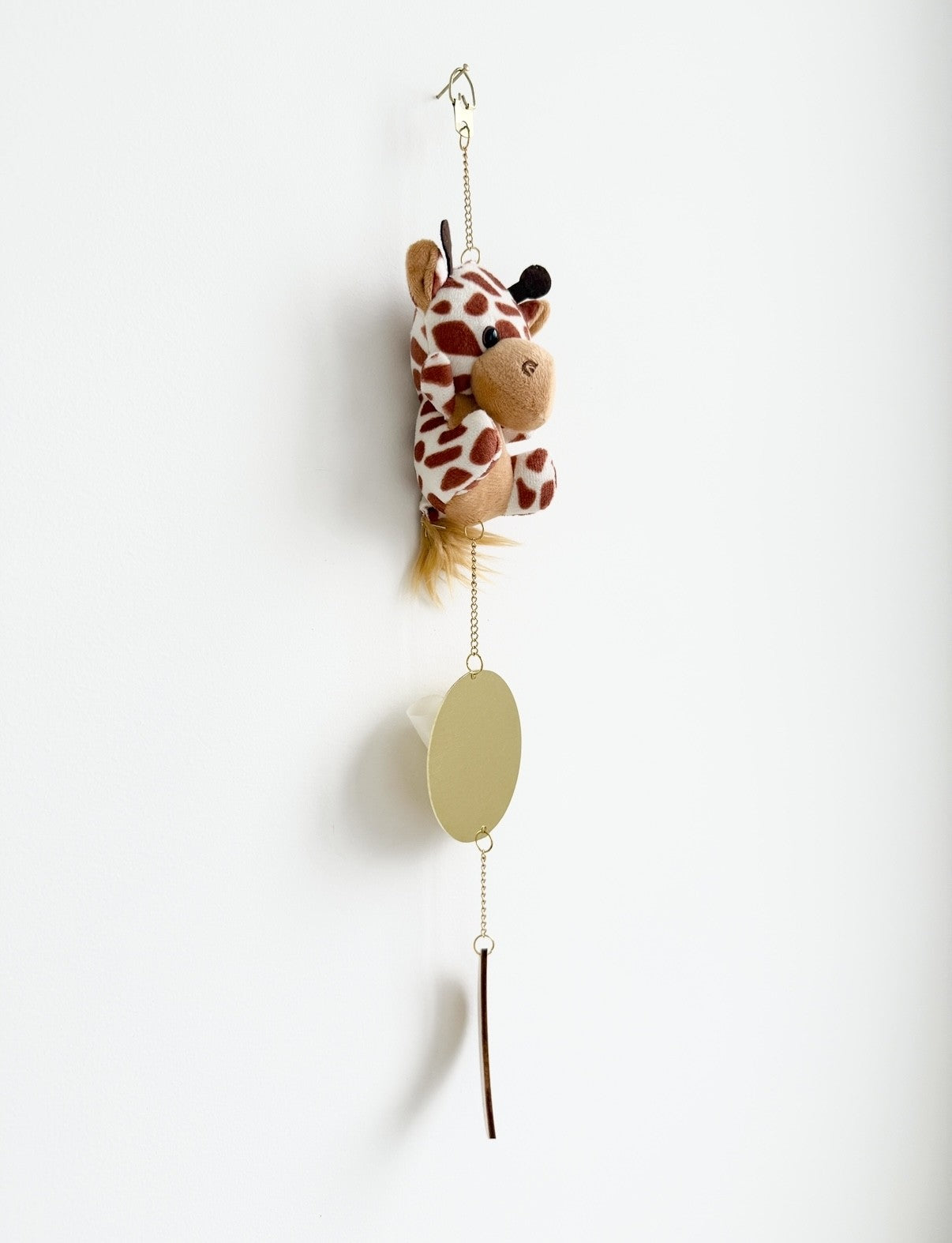 Animal nursery decor giraffe plush handmade soft toy