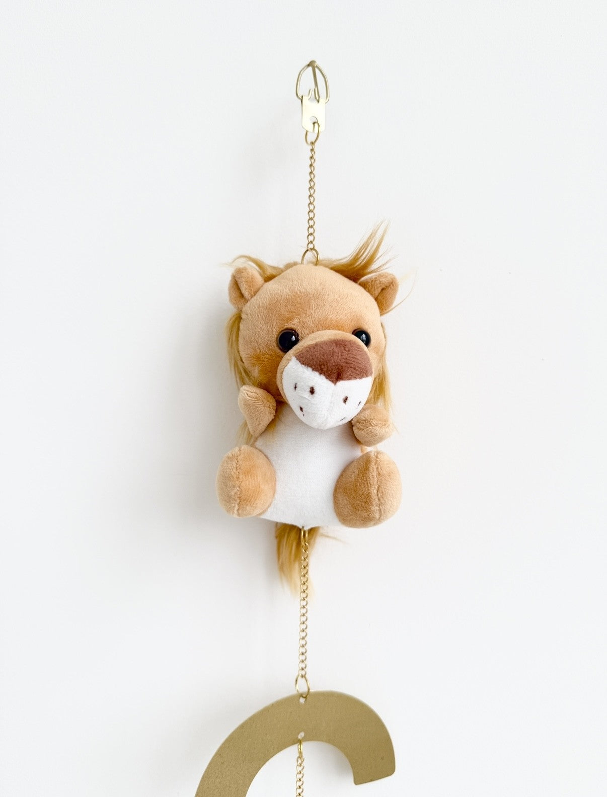 Lion plush baby room decor unique newborn gift