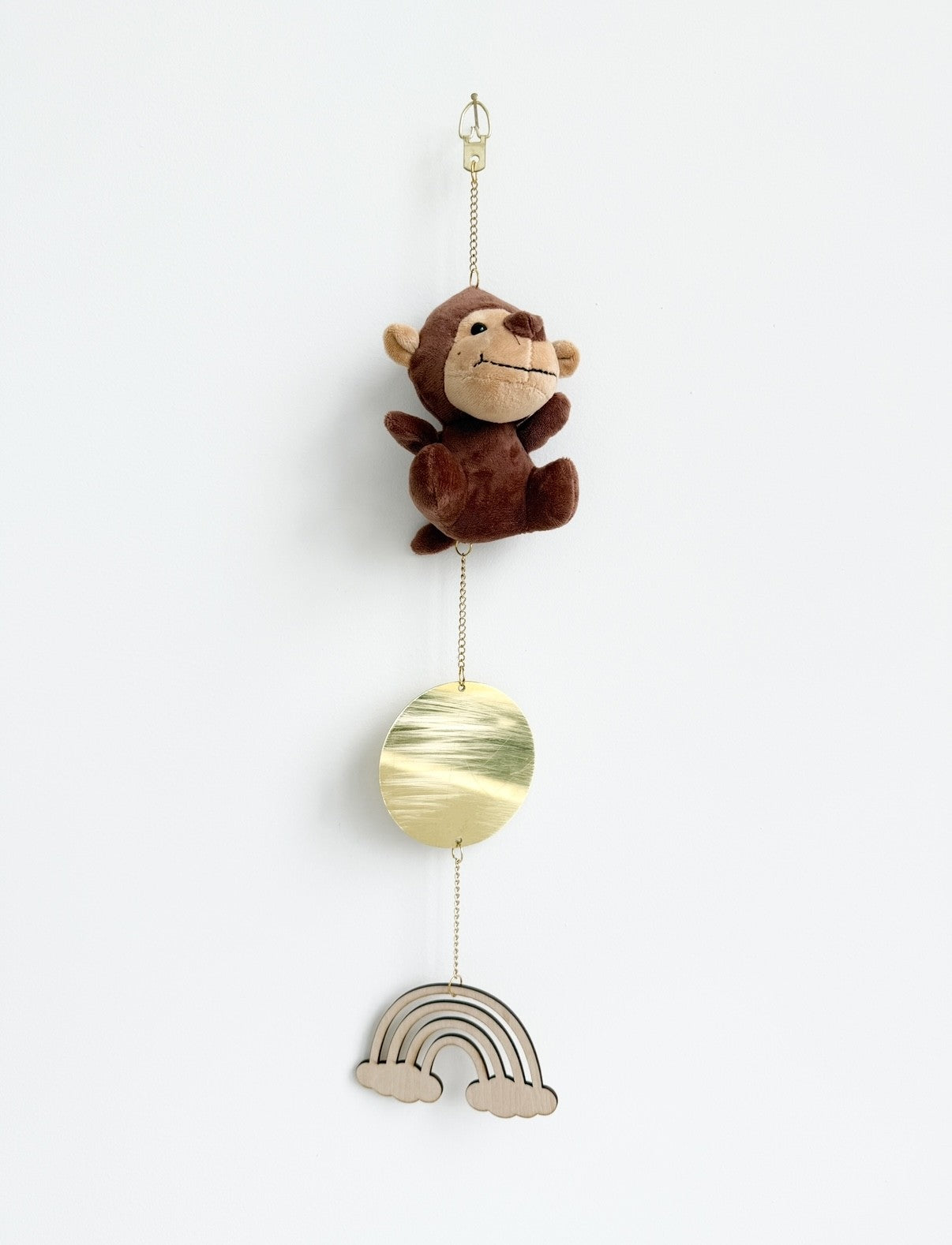 Monkey plush baby shower gift handmade Australia