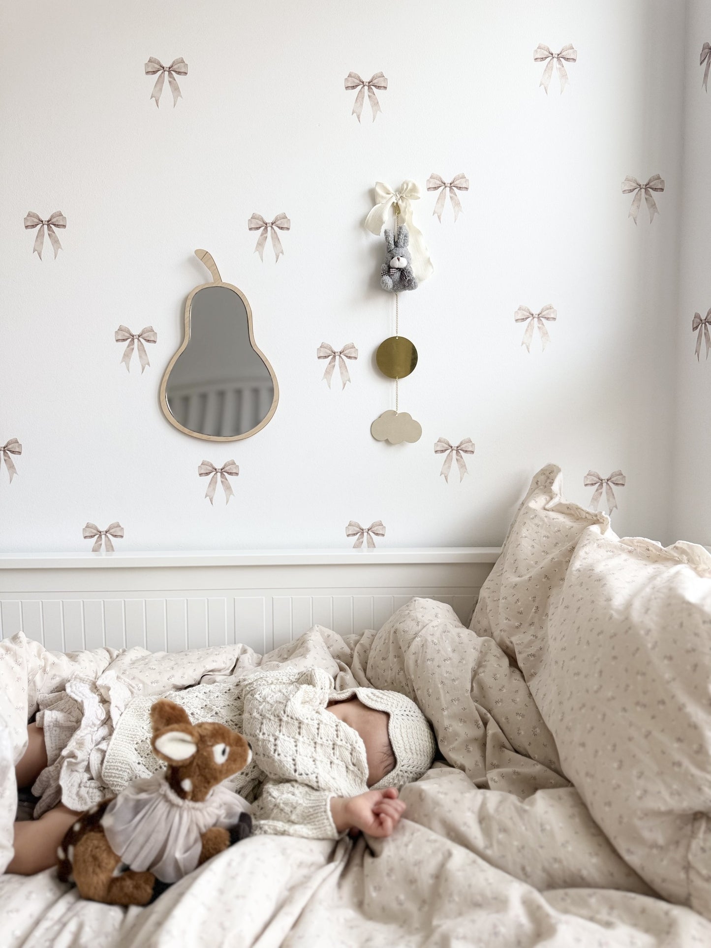 Grey Rabbit Plush | Neutral Baby Gift & Nursery Decor