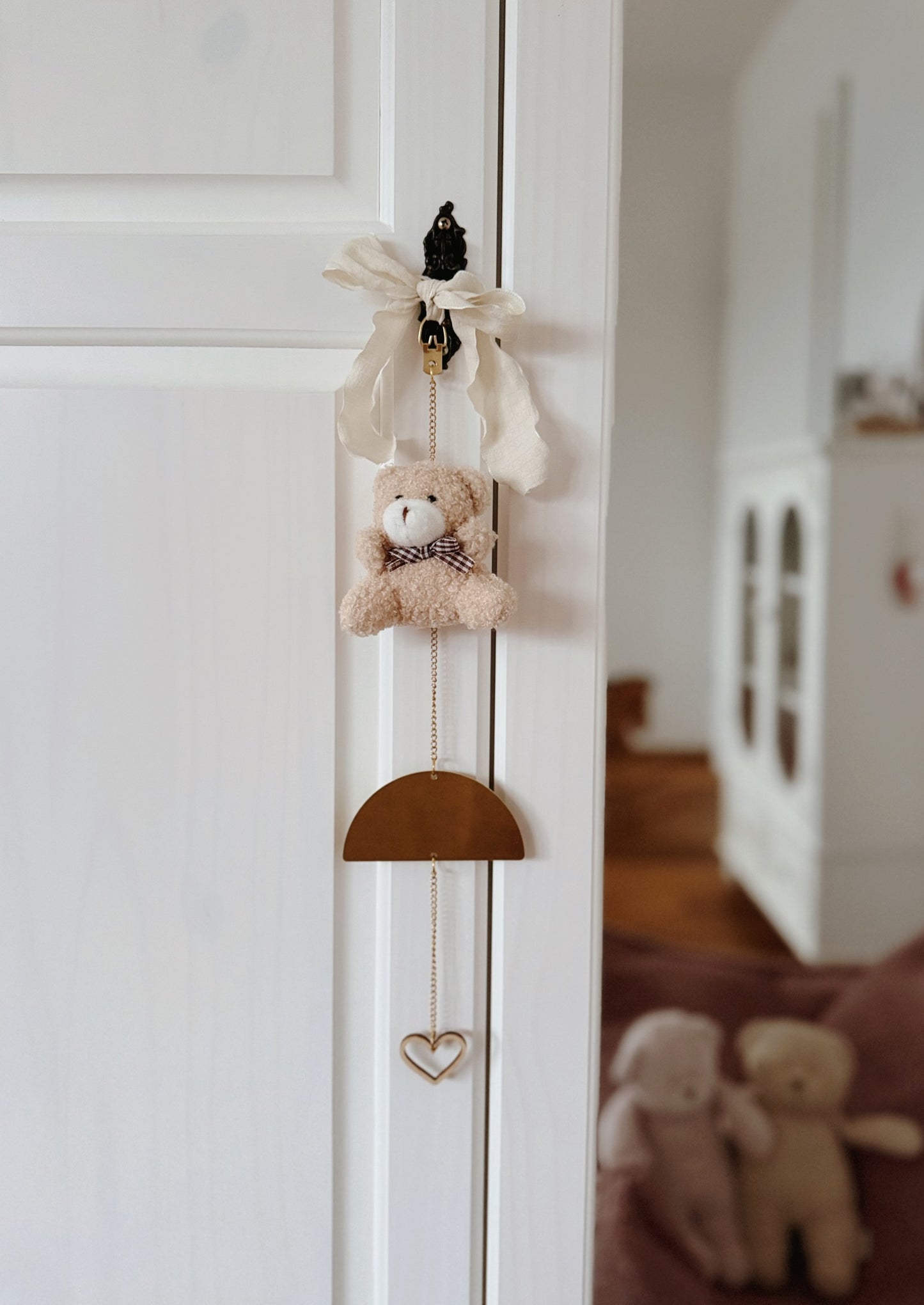 Beige Teddy Plush | Neutral Baby Gift & Nursery Decor