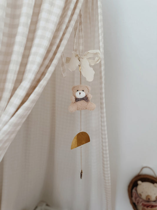 Beige Teddy Plush | Neutral Baby Gift & Nursery Decor