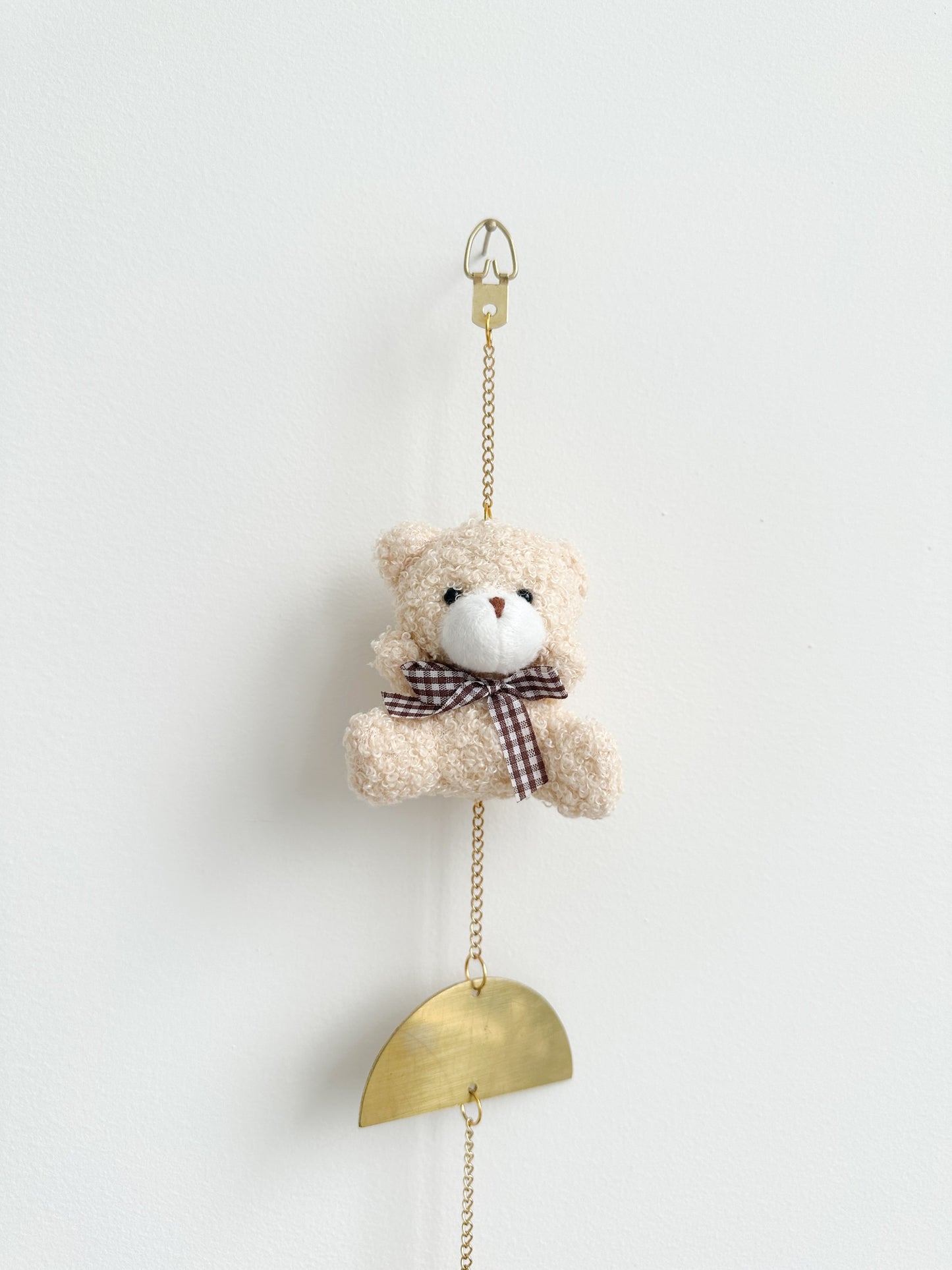 Beige Teddy Bear With Bow Tie