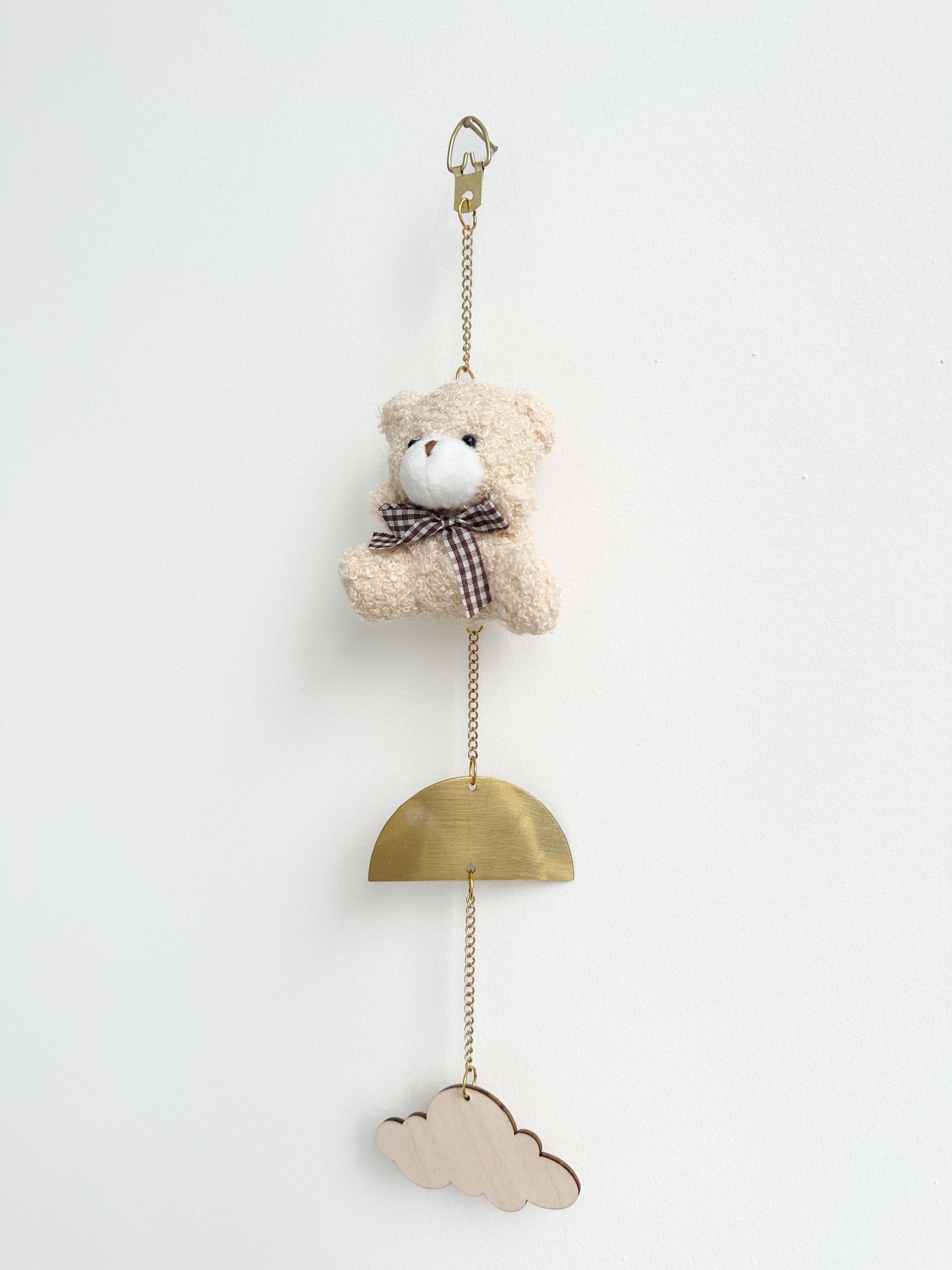 Beige Teddy Bear With Bow Tie