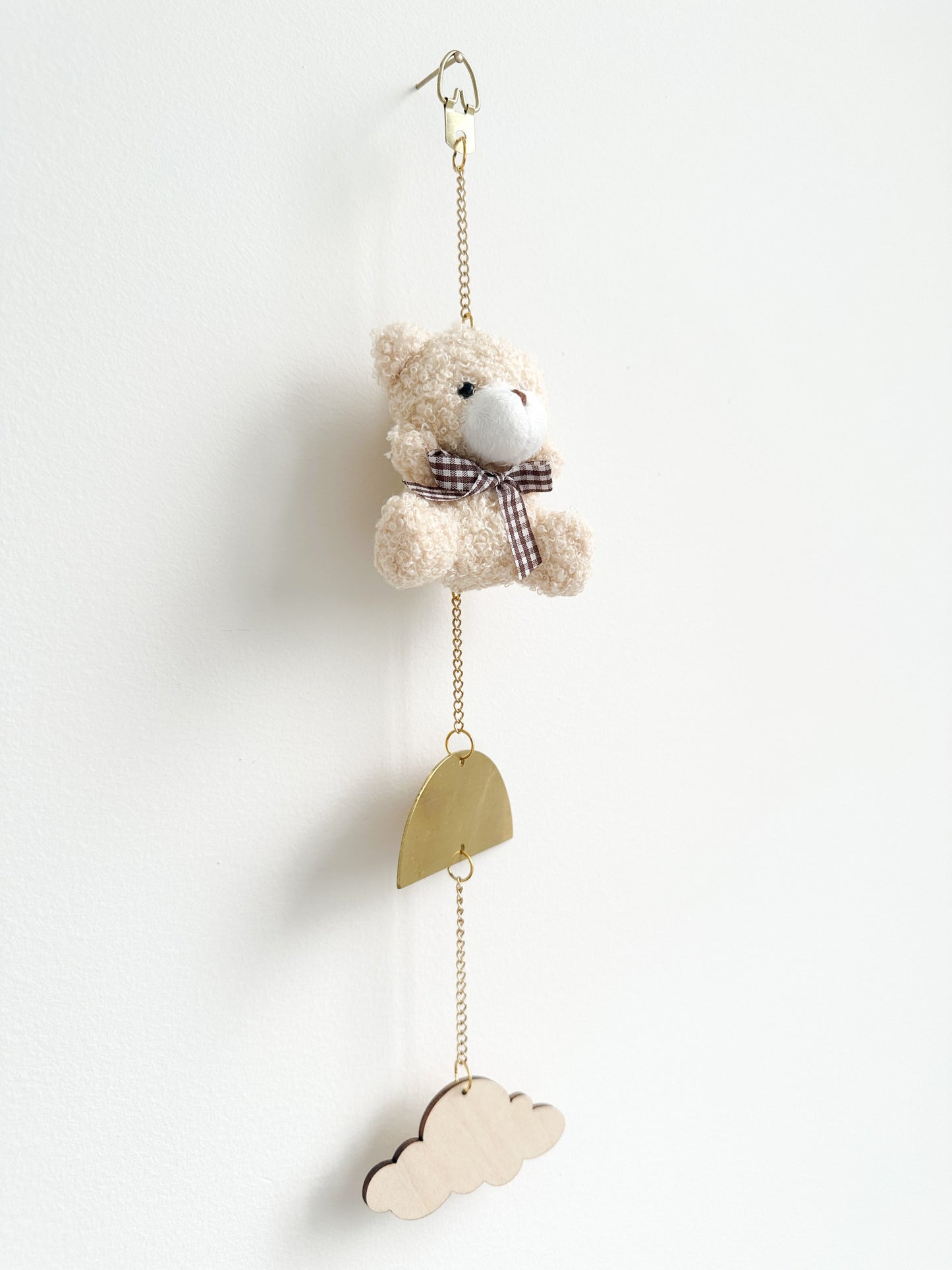 Beige Teddy Bear With Bow Tie