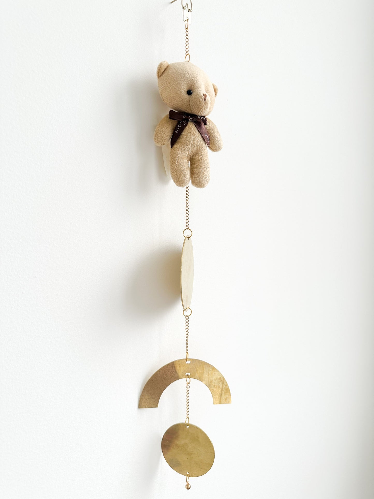 Beige Teddy With Love Bow