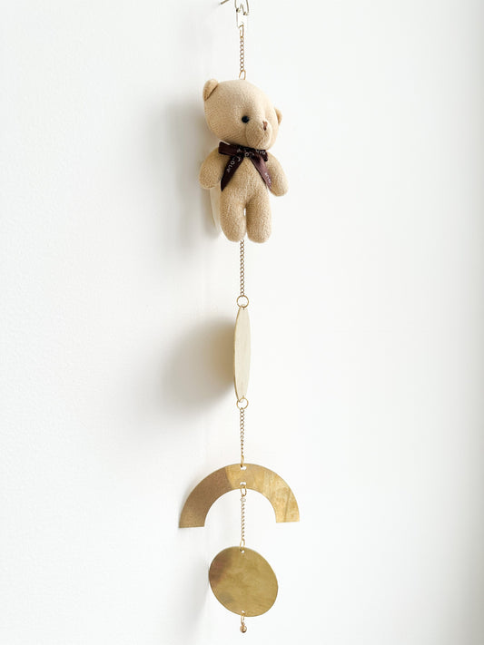 Beige Teddy With Love Bow